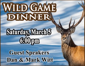 Wild Game Dinner 2016